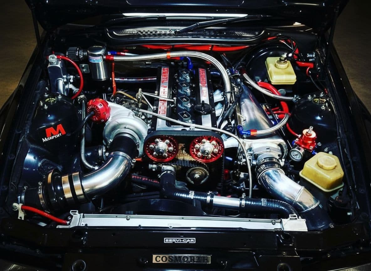 Motor de altas prestaciones preparado por HM Motorsport